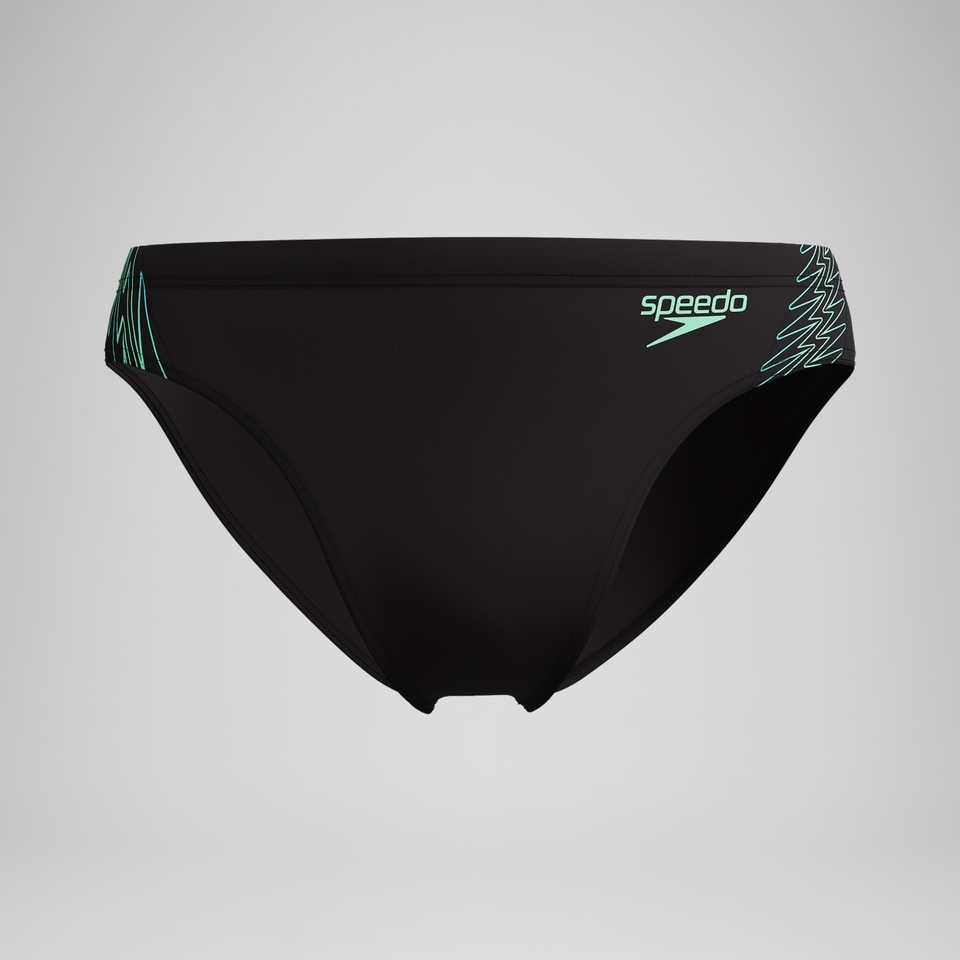 Slip de bain Homme Hyperboom Splice noir/vert