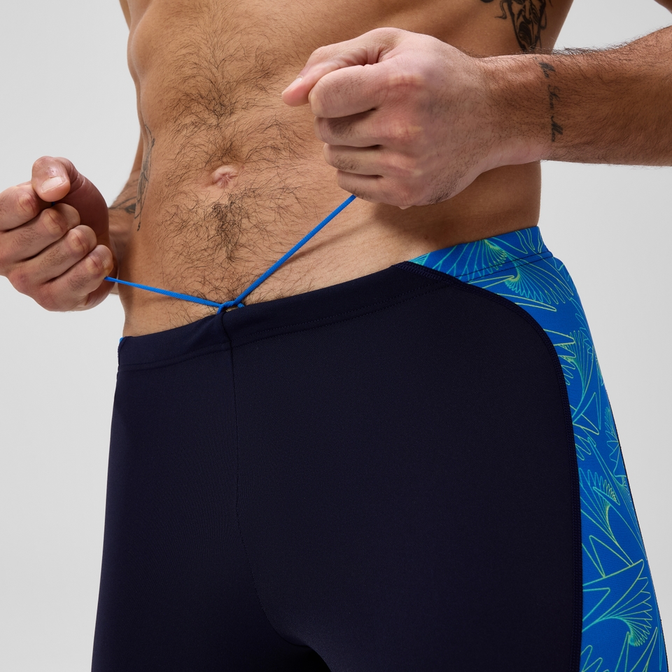 Herren Hyperboom Panel Schwimmhose Marineblau/Blau