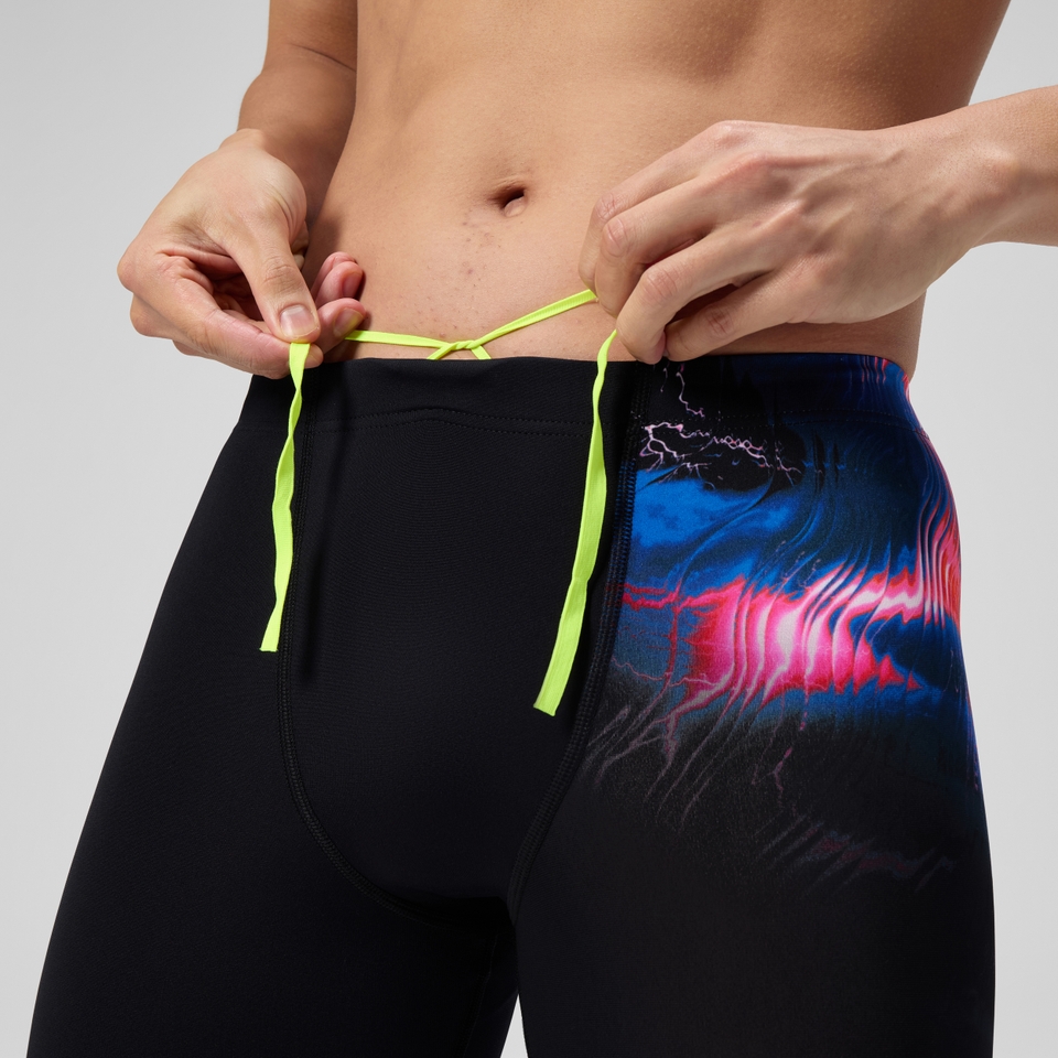 Herren Club Training Schwimmhose mit Print Schwarz
