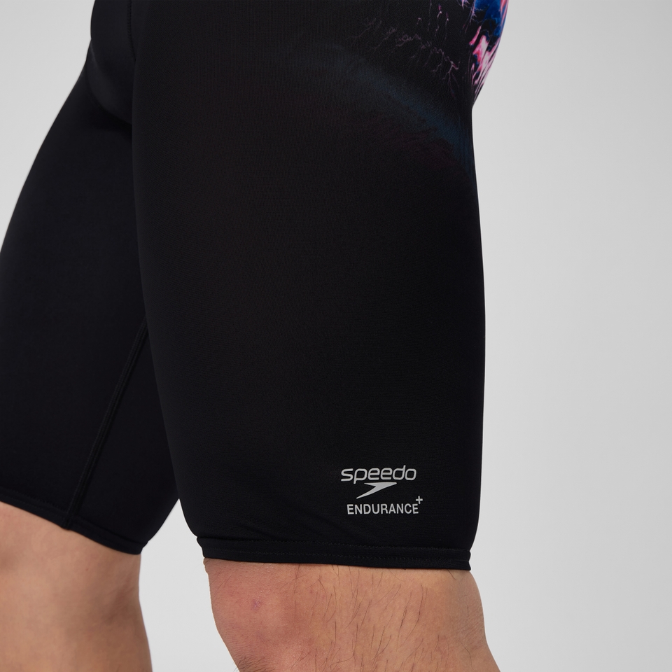 Herren Club Training Schwimmhose mit Print Schwarz