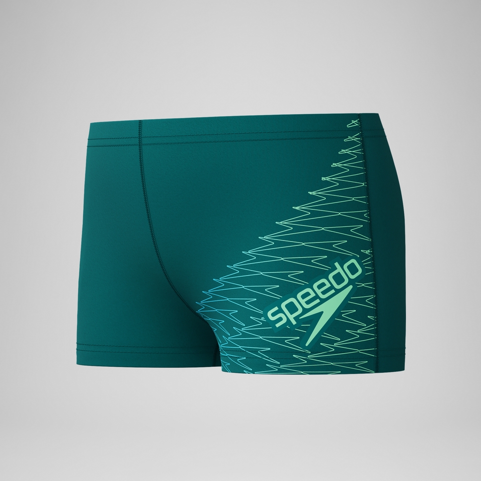Boxer de bain Garçon Medley Logo vert