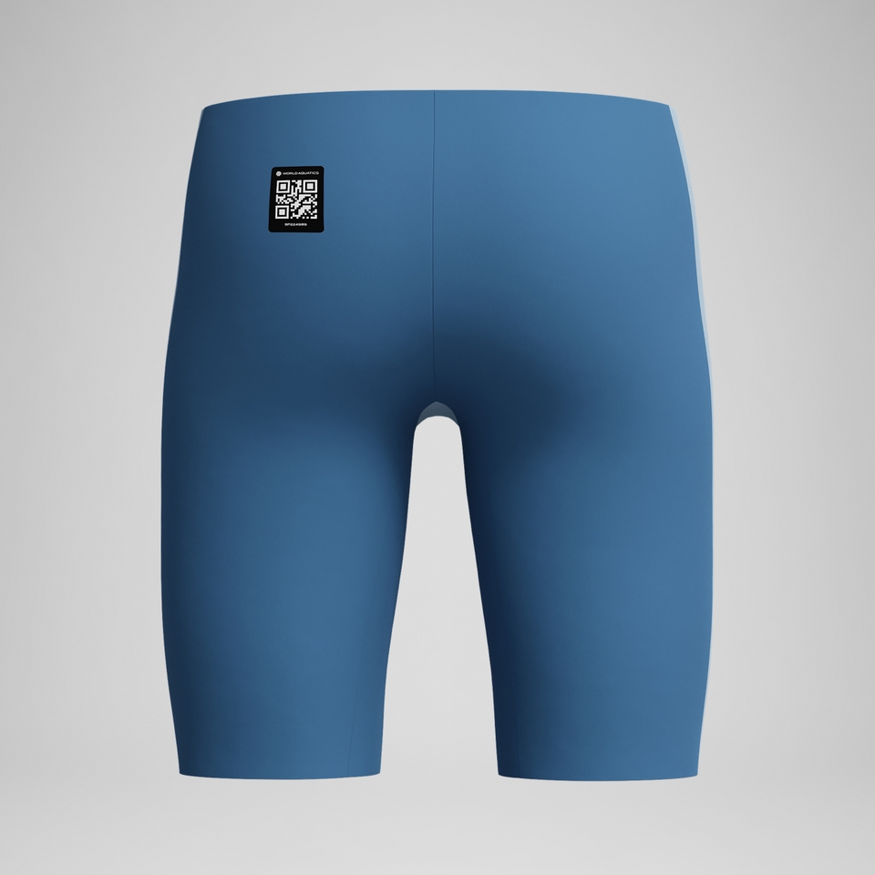 Jammer Garçon Fastskin Endurance+ Max taille haute bleu