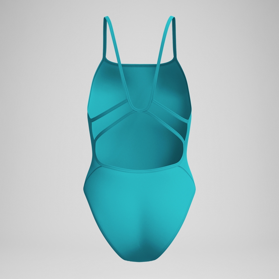 Women's Club Training Solid Web Back One Piece Green