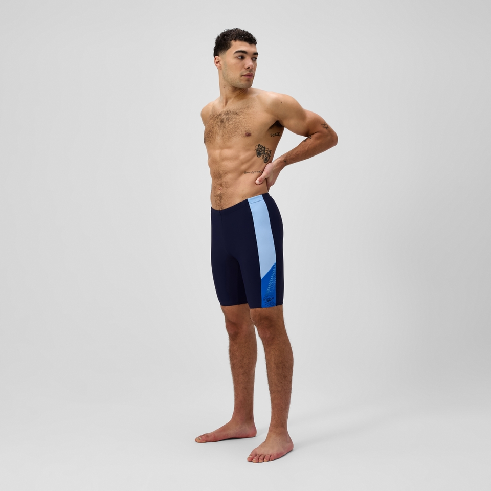 Men's Dive Panel Jammer Navy/Blue