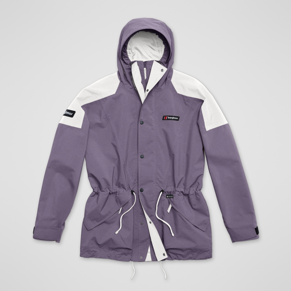 Unisex Meru Mountain Jacket - Purple/Grey
