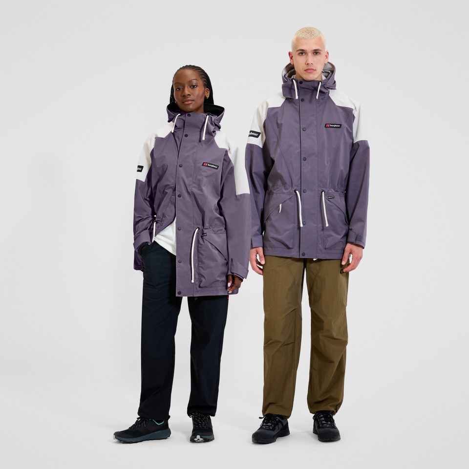 Unisex Meru Mountain Jacket - Purple/Grey