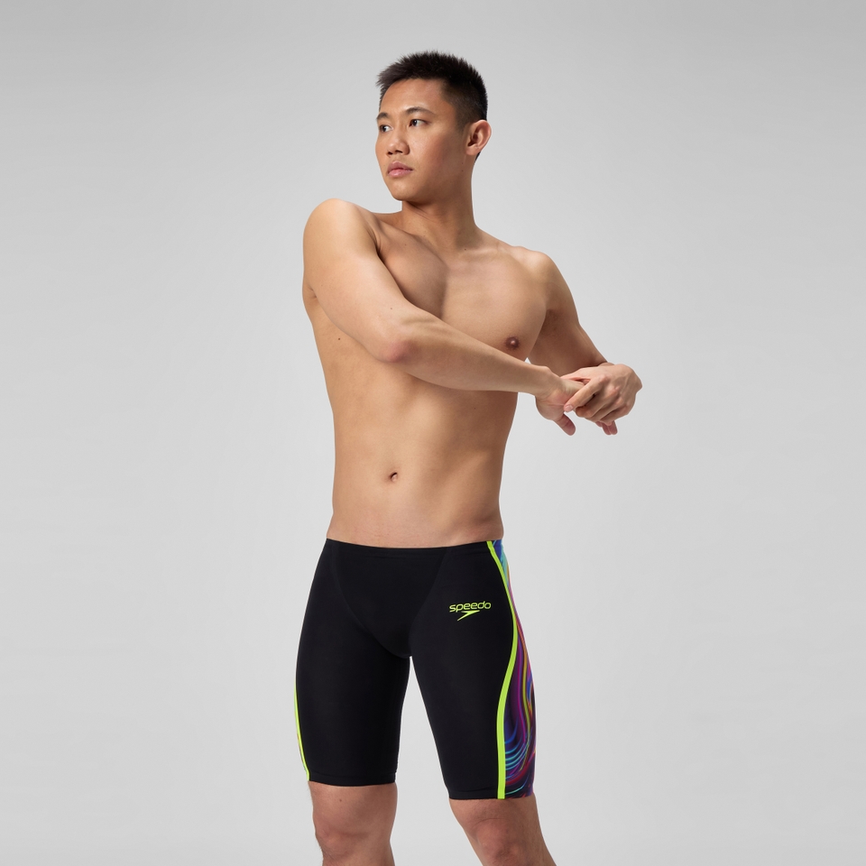 Men's Fastskin LZR Pure Intent 2.0 Jammer Black/Yellow