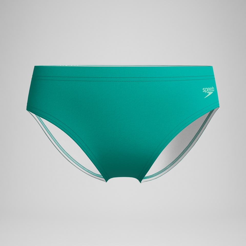 Boys Logo Brief Turquoise