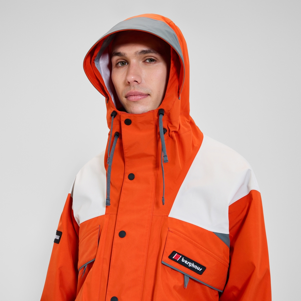 Unisex Trango Gore-Tex Waterproof Jacket - Grey/Red