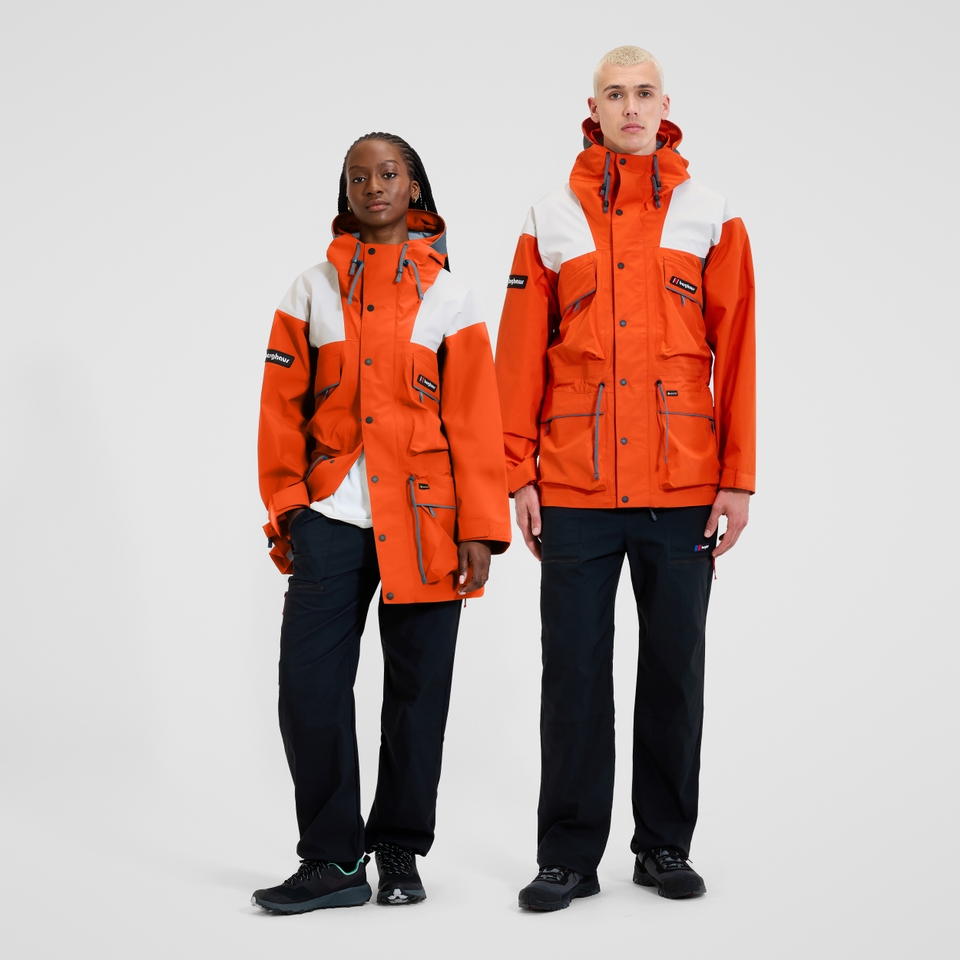 Unisex Trango Gore-Tex Waterproof Jacket - Grey/Red