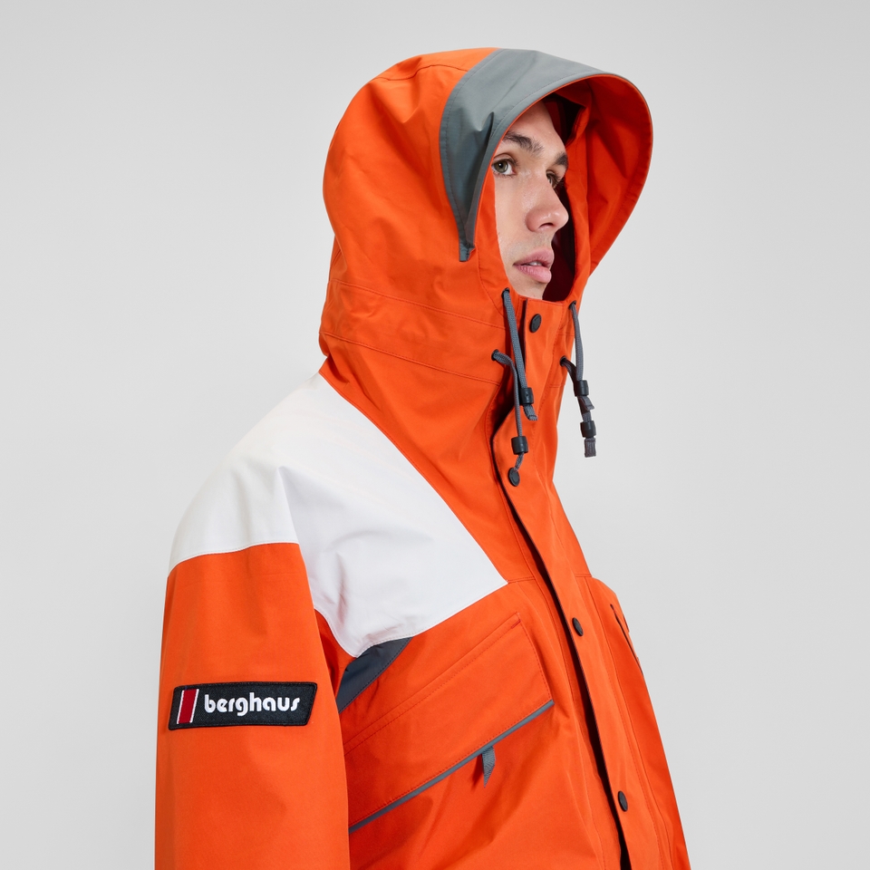 Unisex Trango Gore-Tex Waterproof Jacket - Grey/Red