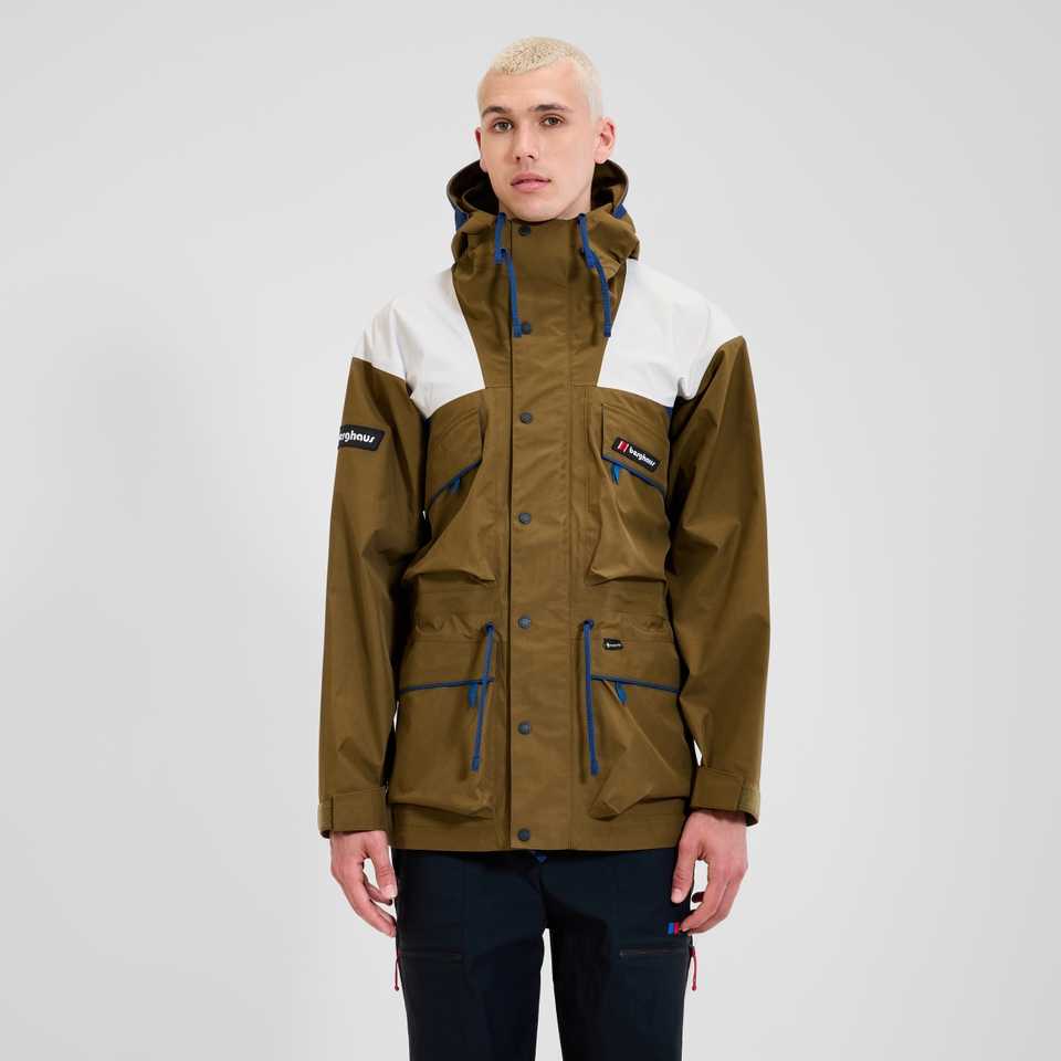 Wasserdichte Trango Gore-Tex Damen-Jacke - Braun/Grau