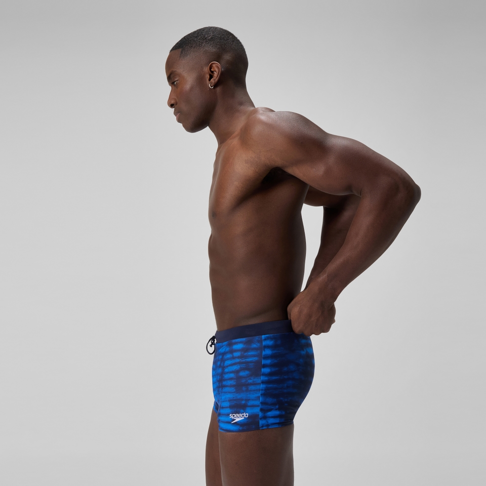 Herren Valmilton Aquashorts mit Allover-Print Marineblau/Blau