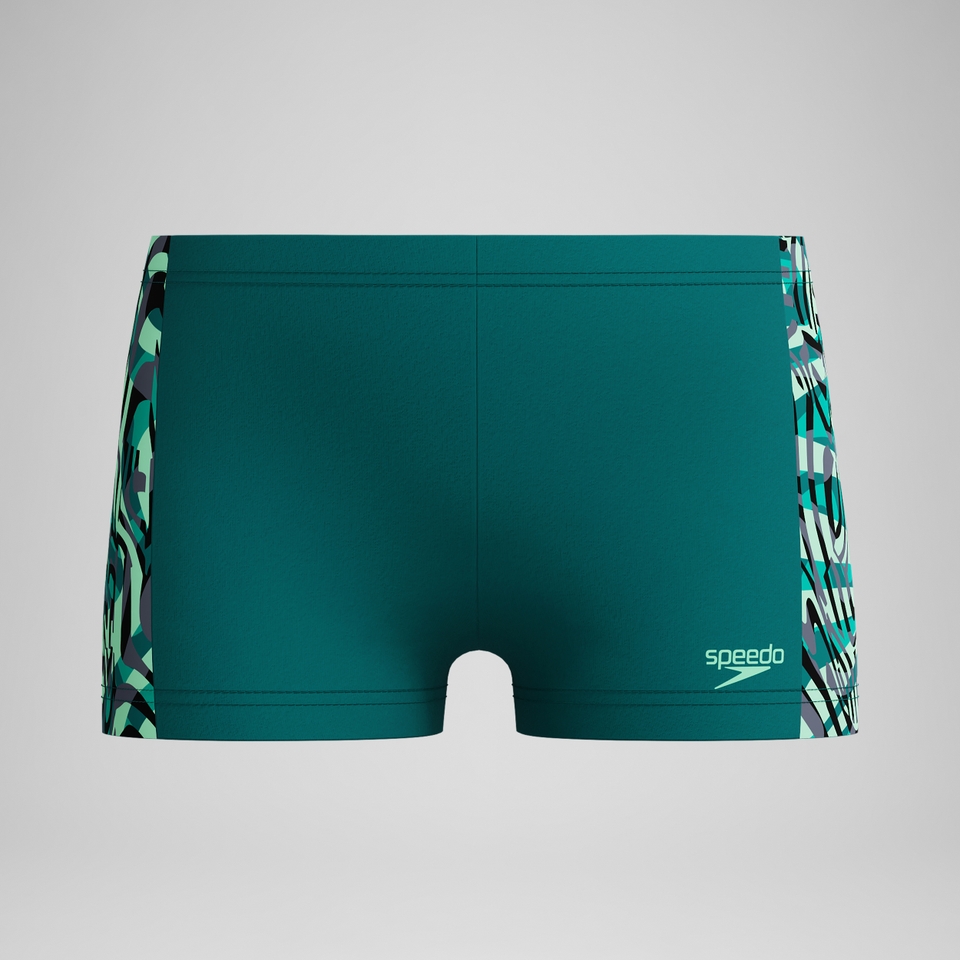 Jungen Panel Aquashorts Grün