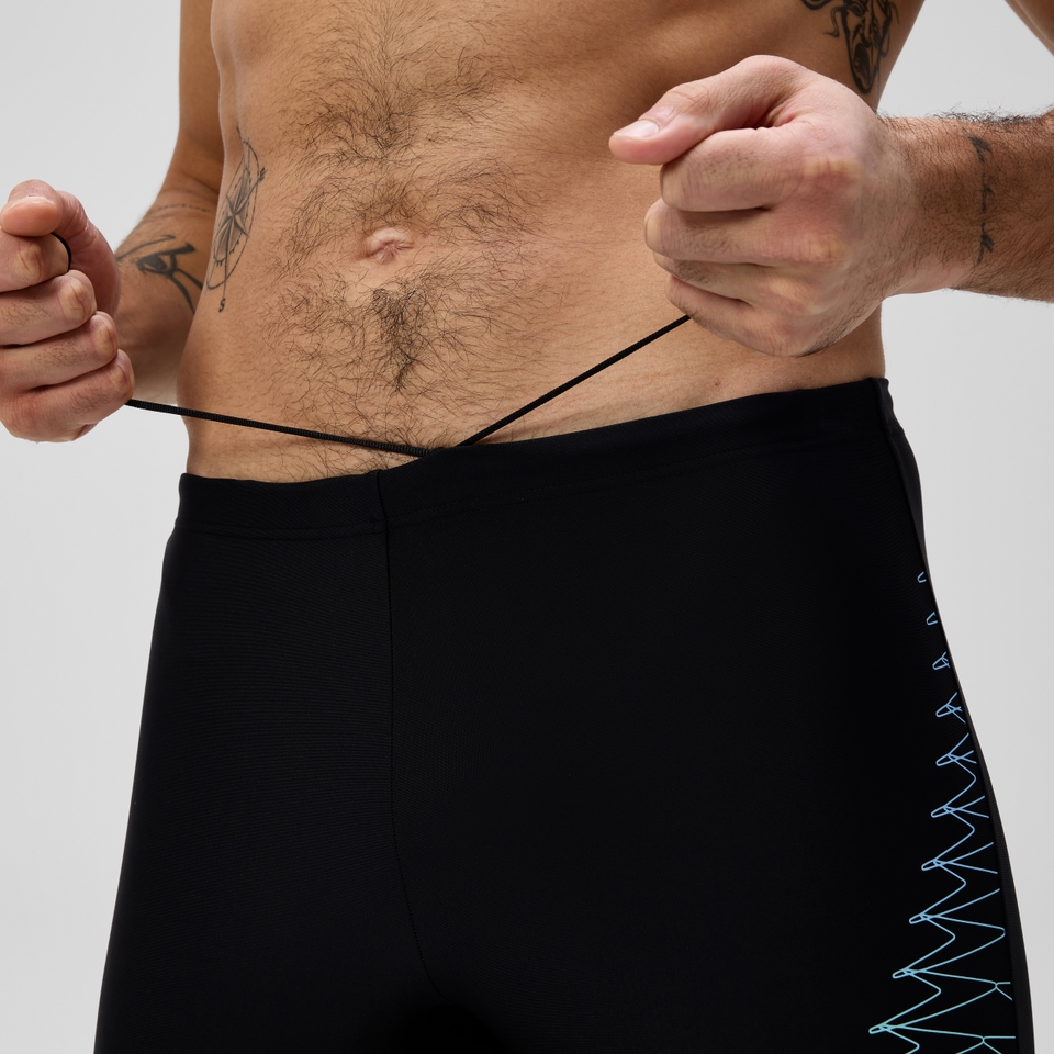 Men's Medley Logo Jammer Black/Green