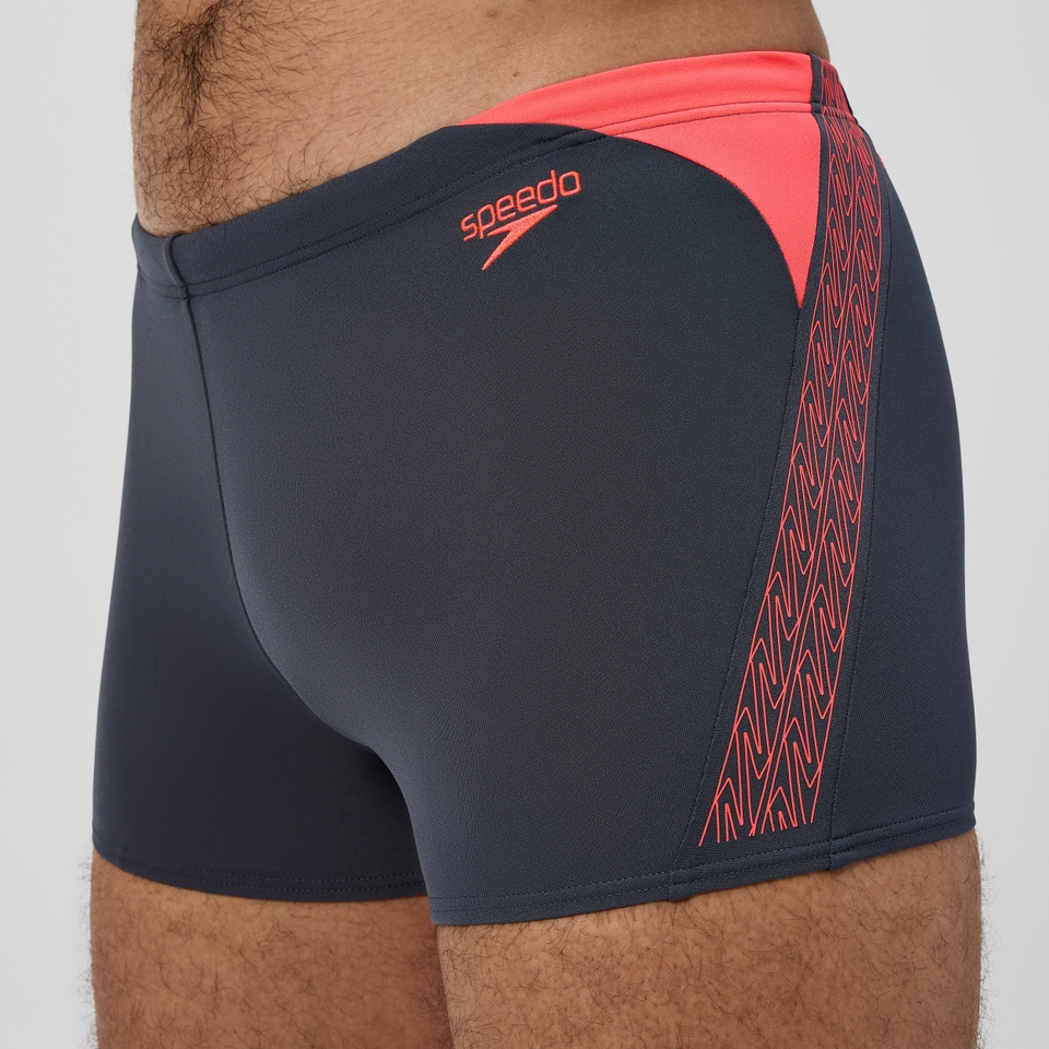 Herren Hyperboom Splice Aquashorts Grau/Orange