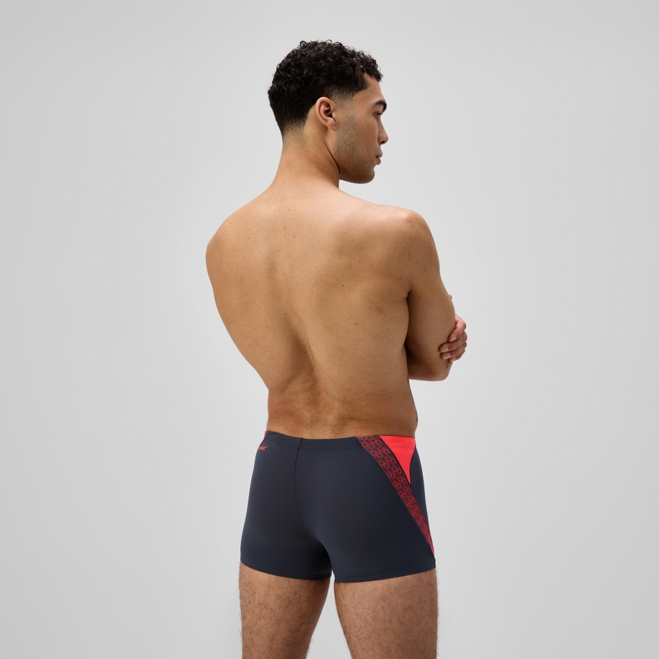 Herren Hyperboom Splice Aquashorts Grau/Orange