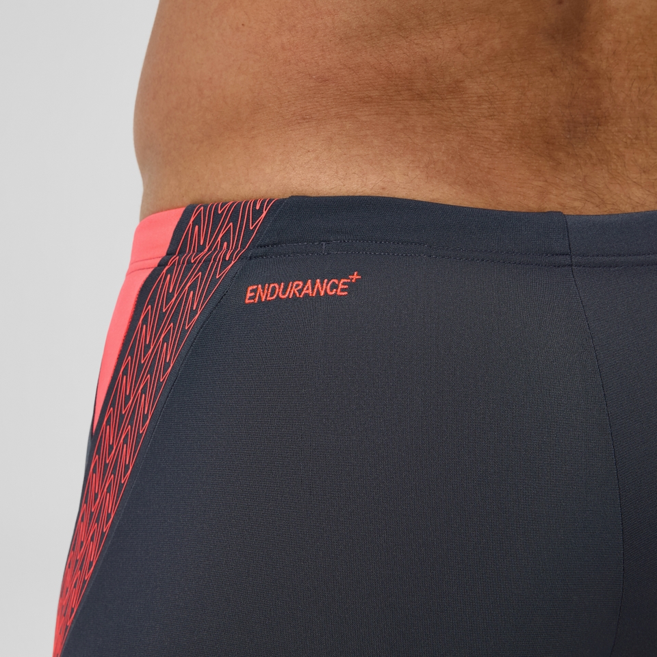 Herren Hyperboom Splice Aquashorts Grau/Orange