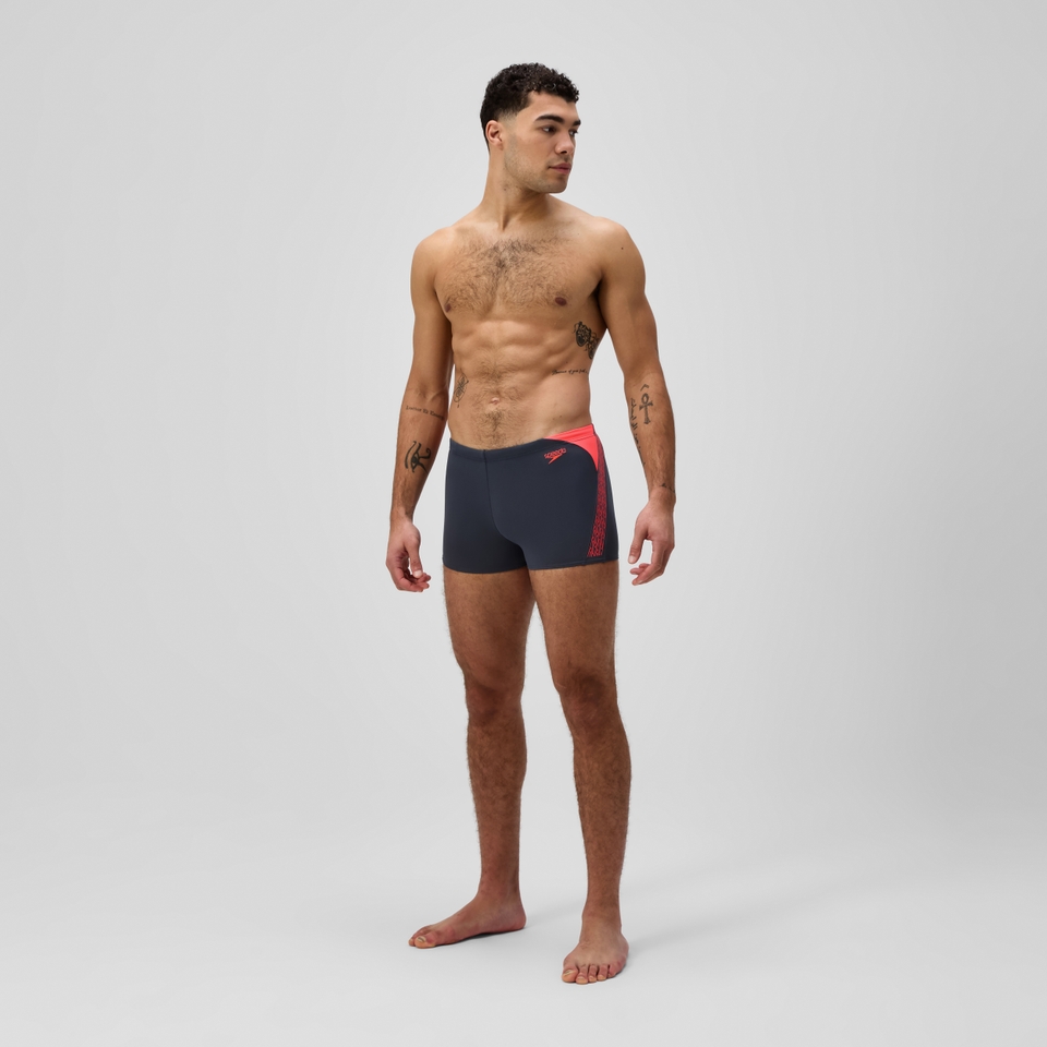Herren Hyperboom Splice Aquashorts Grau/Orange