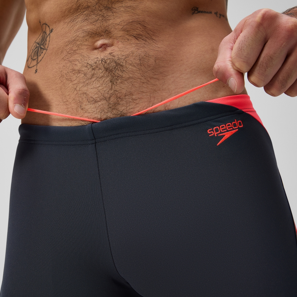 Herren Hyperboom Splice Aquashorts Grau/Orange
