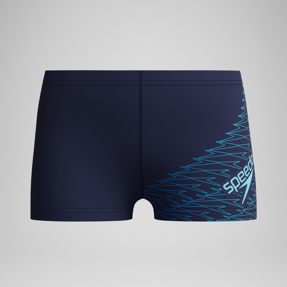 Boys Medley Logo Aquashort Navy/Blue