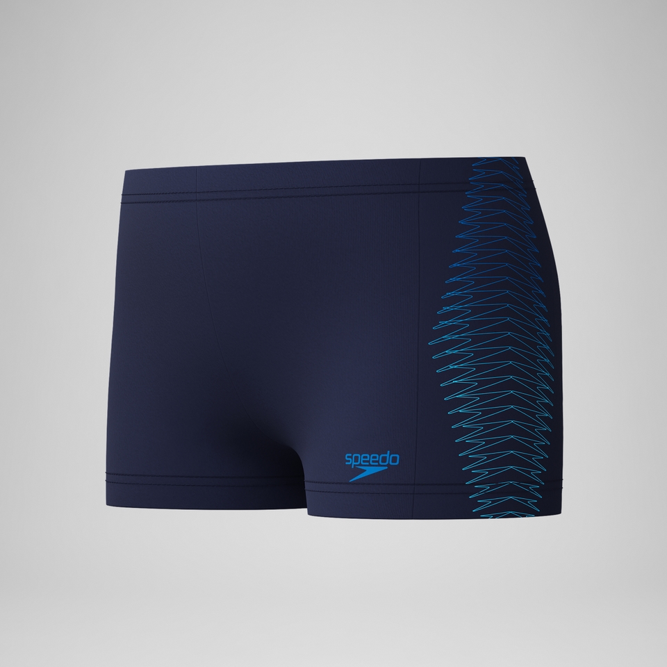 Boys Plastisol Placement Aquashort Navy/Blue