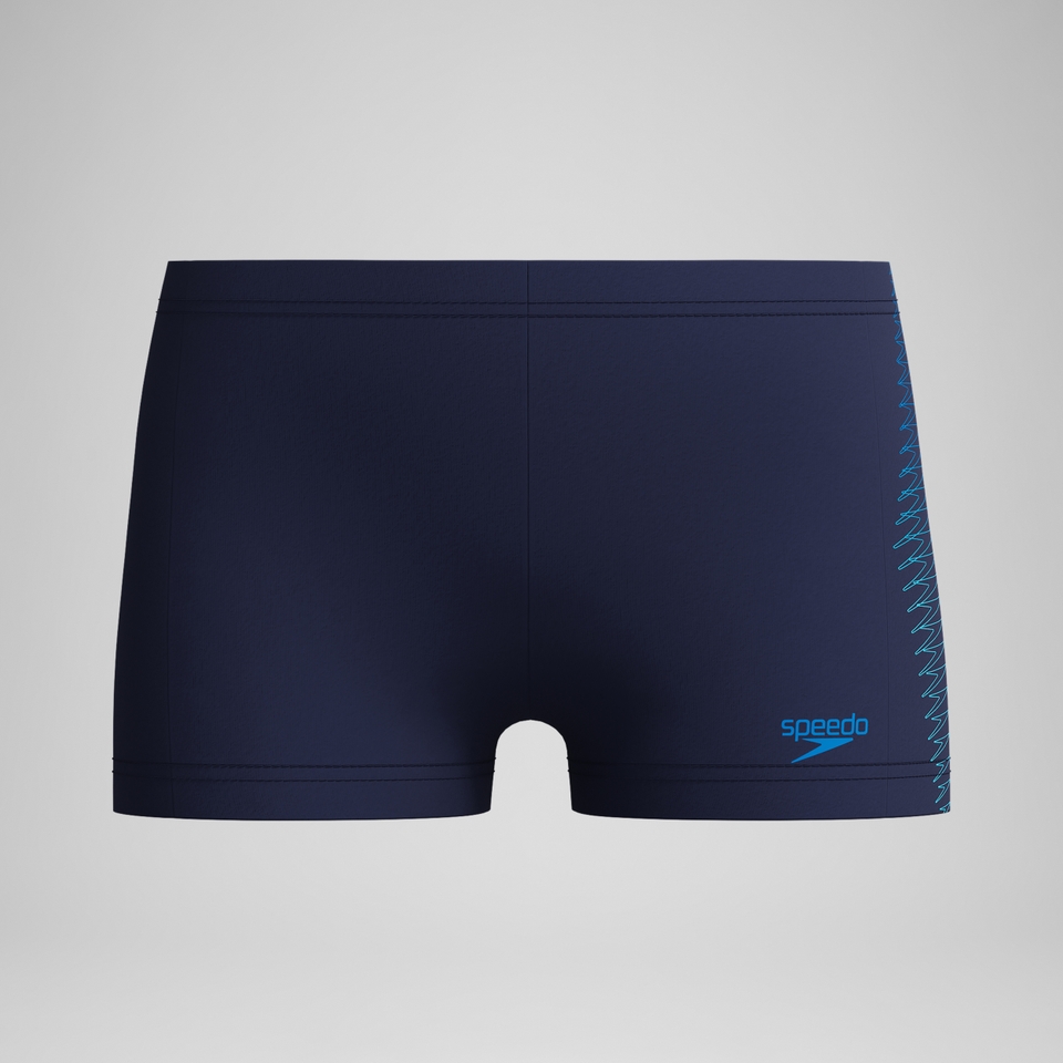 Boys Plastisol Placement Aquashort Navy/Blue