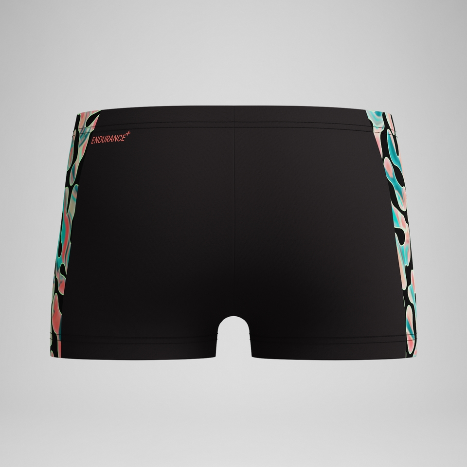 Boys Panel Aquashort Black/Orange