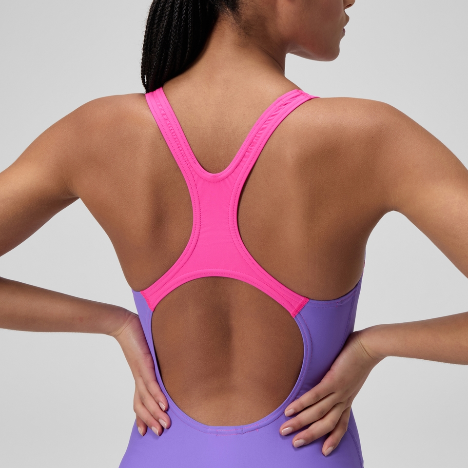 Maillot de bain Femme Medley Logo violet/rose