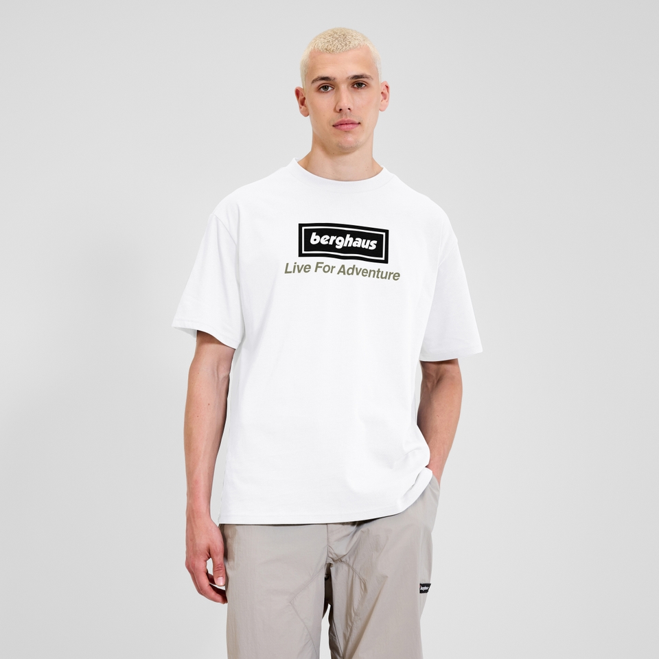 Unisex Adventure Tour Tee - White
