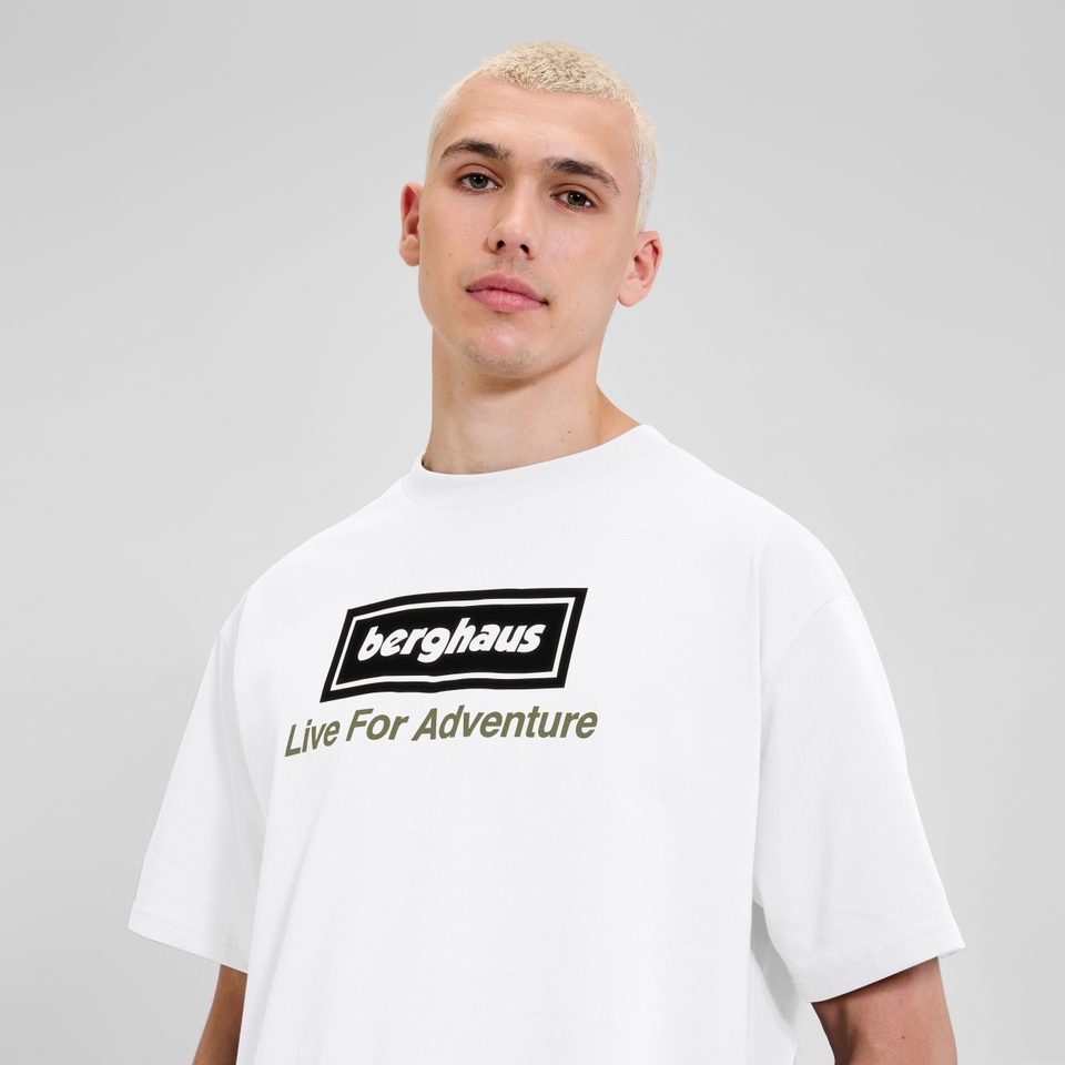 Unisex Adventure Tour Tee - White