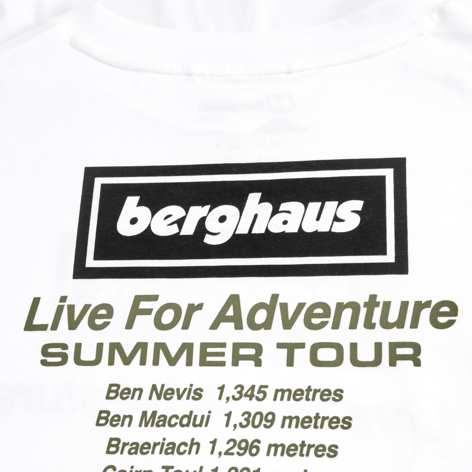 Unisex Adventure Tour Tee - White