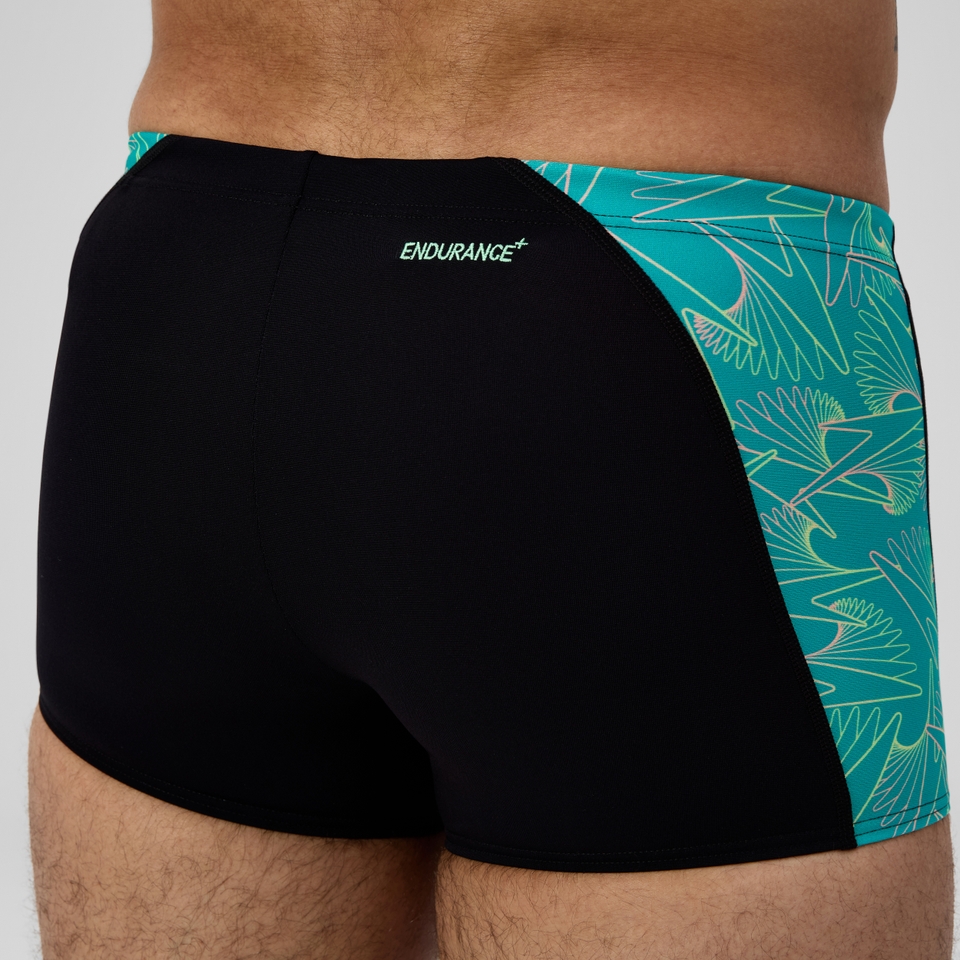Men's Hyperboom Panel Aquashort Black/Turquoise