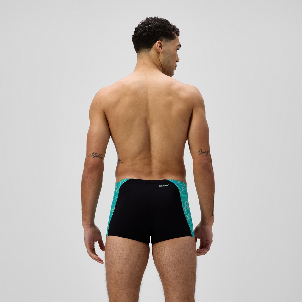 Men's Hyperboom Panel Aquashort Black/Turquoise