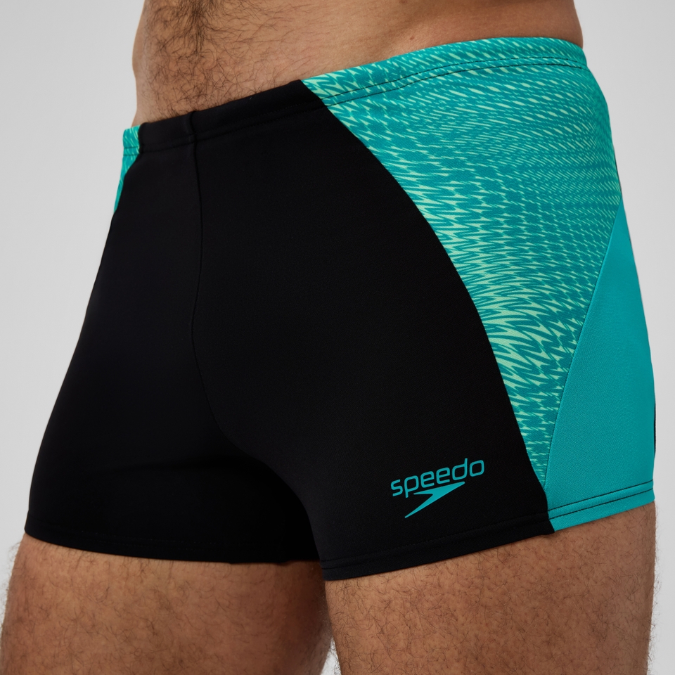 Men's Endurance+ MAX Splice Aquashort Black/Turquoise