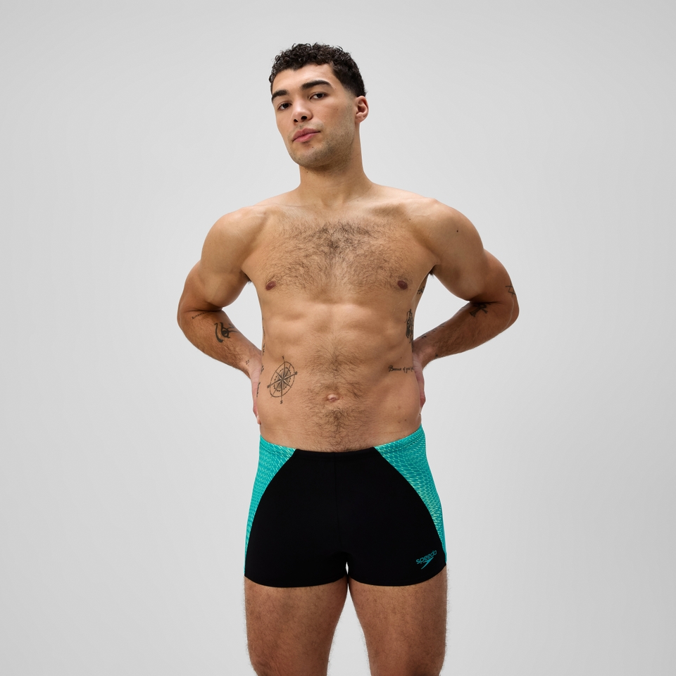 Men's Endurance+ MAX Splice Aquashort Black/Turquoise