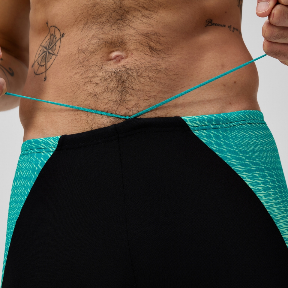 Men's Endurance+ MAX Splice Aquashort Black/Turquoise