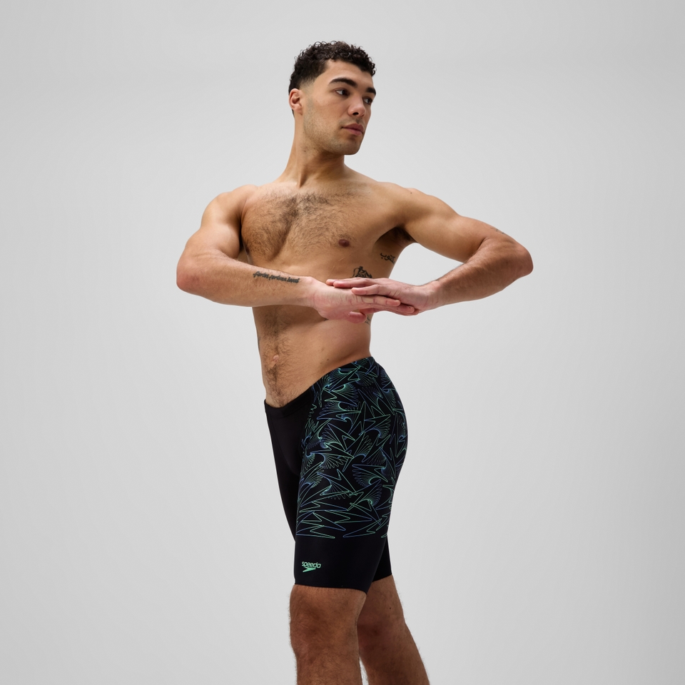 Men's Hyperboom Splice Jammer Black/Green