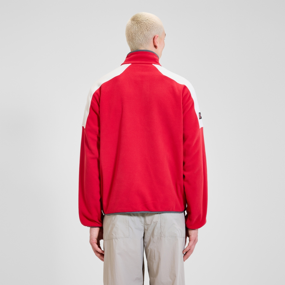 Unisex 1997 Fleece Jacket - Red/Natural