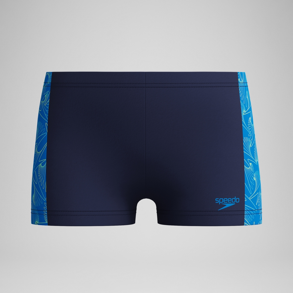 Boys Hyperboom Panel Aquashort Navy/Blue