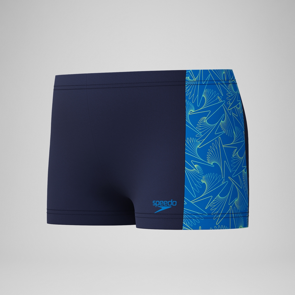 Boys Hyperboom Panel Aquashort Navy/Blue