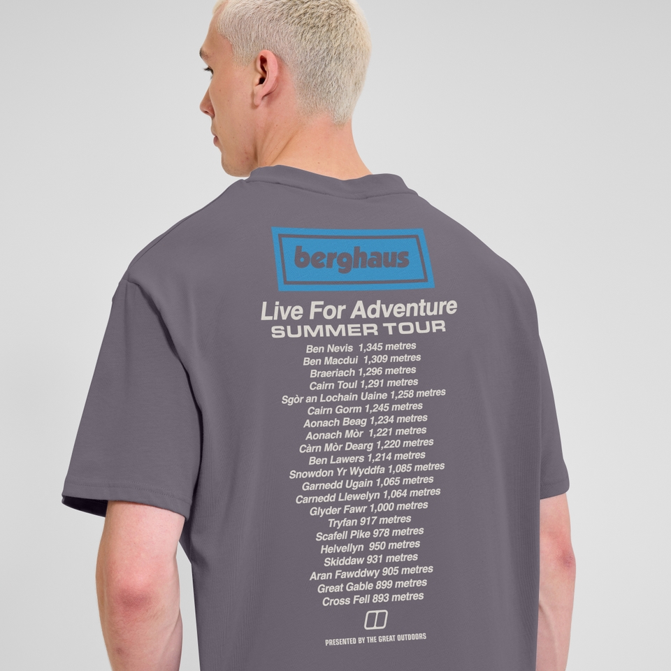 Unisex Adventure Tour Tee - Purple