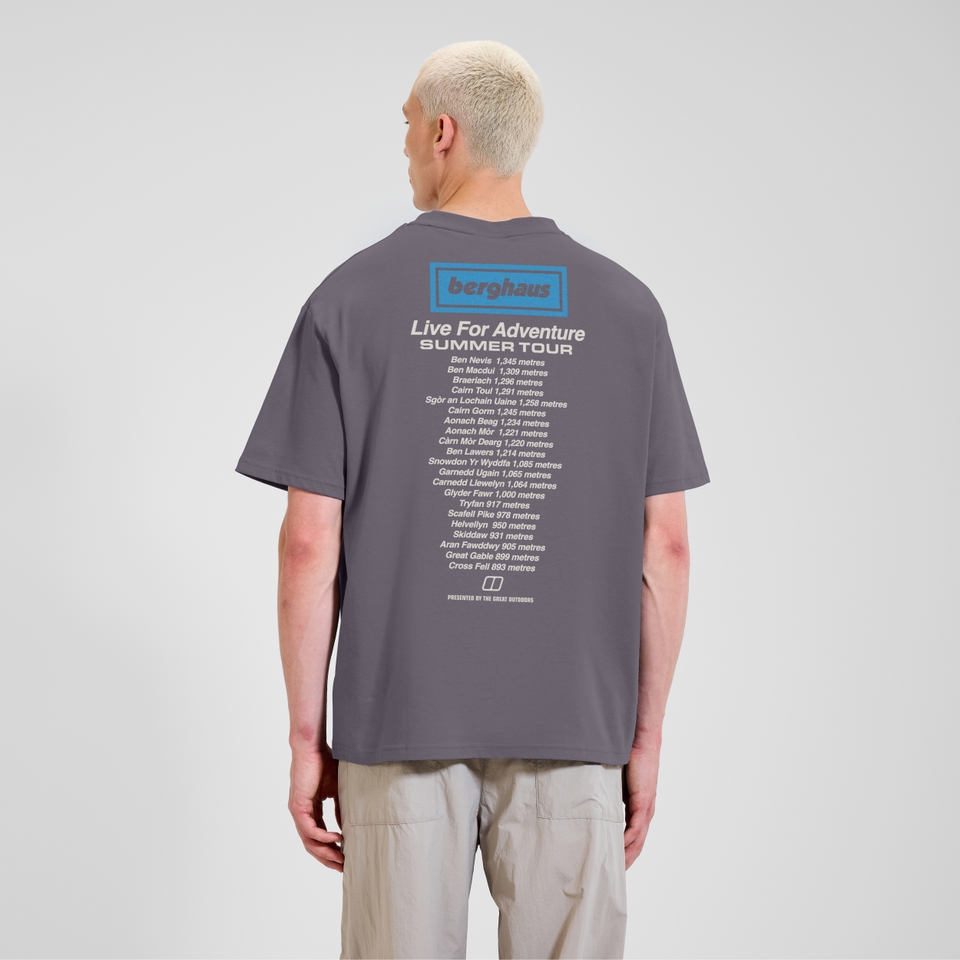 Unisex Adventure Tour Tee - Purple