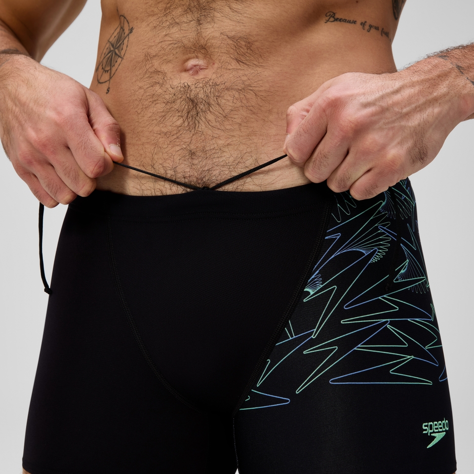 Men's Hyperboom V-Cut Aquashort Black/Green