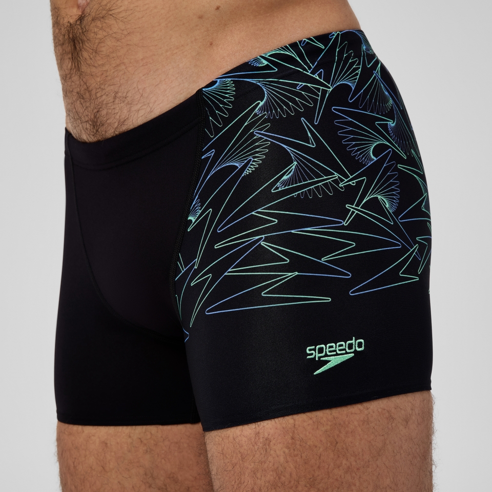 Men's Hyperboom V-Cut Aquashort Black/Green