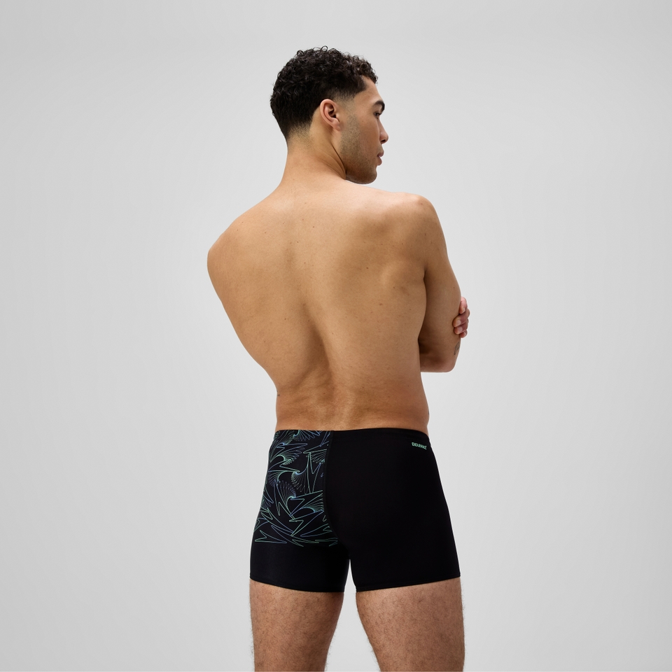 Men's Hyperboom V-Cut Aquashort Black/Green