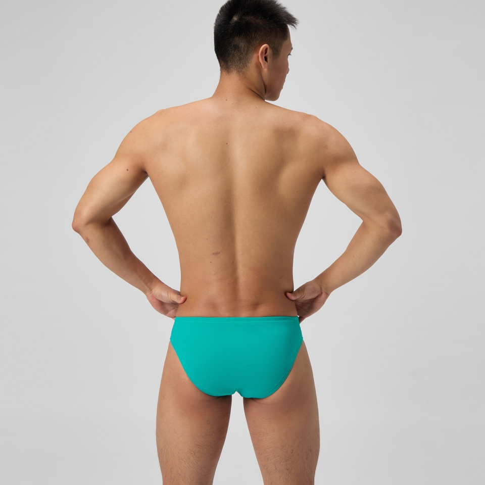 Men's Club Training Solid  Brief Green