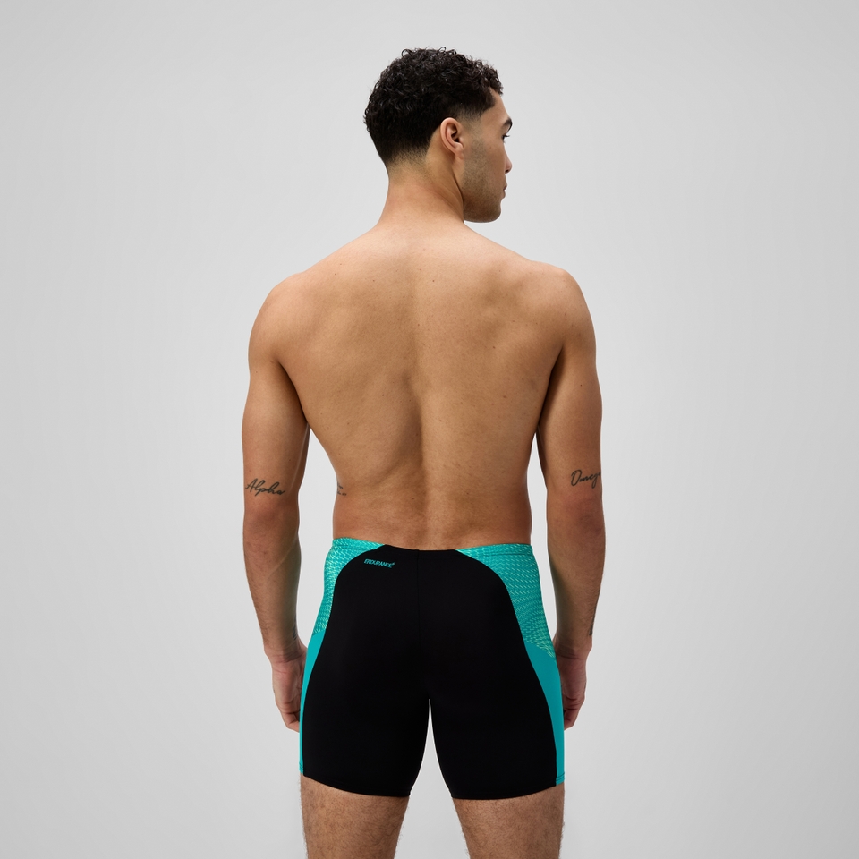 Men's Endurance+ MAX Splice Mid Jammer Black/Turquoise