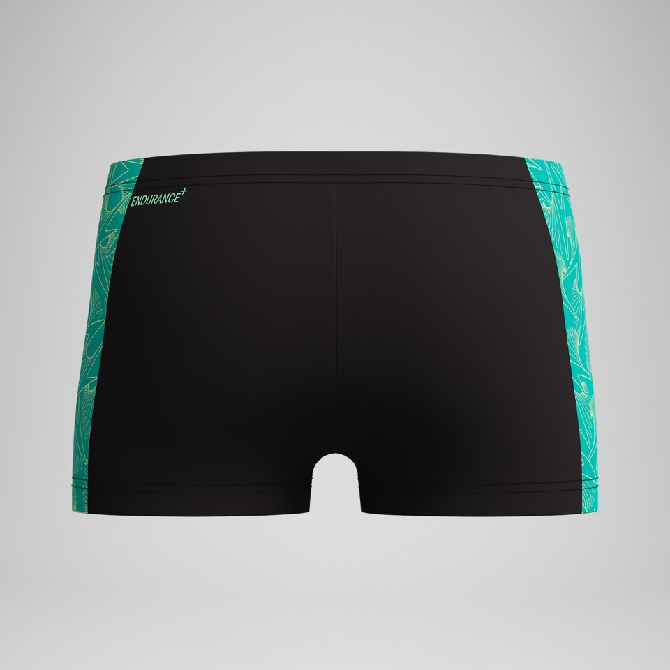 Boys Hyperboom Panel Aquashort Black/Green
