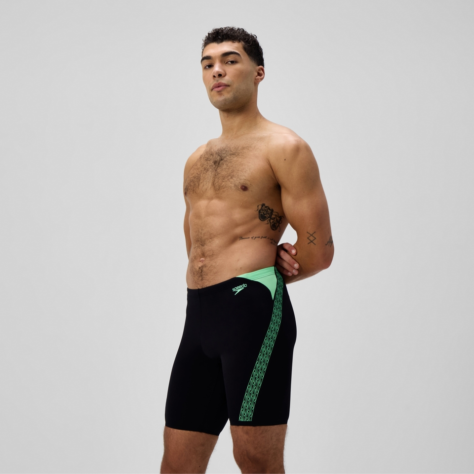 Men's Hyperboom Splice Jammer Black/Green